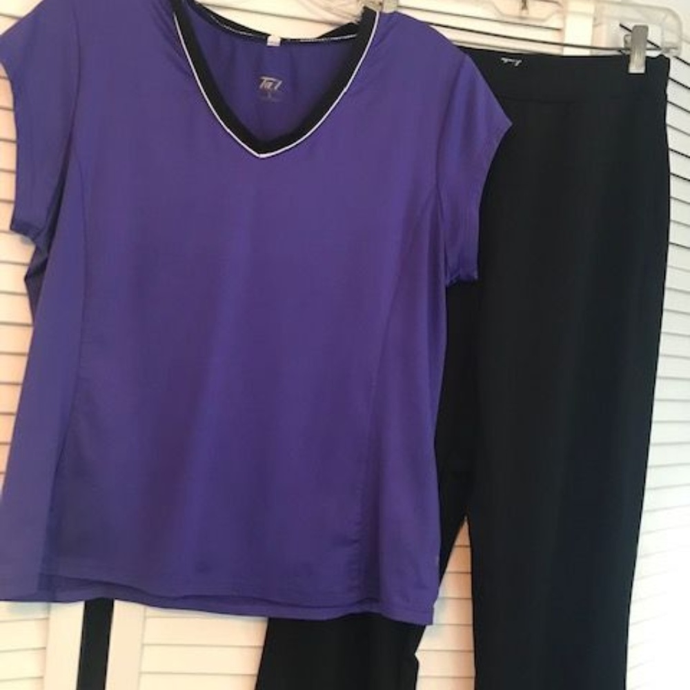 PULL ON PANTS AND MATCHING TOP